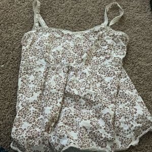 Floral tank top